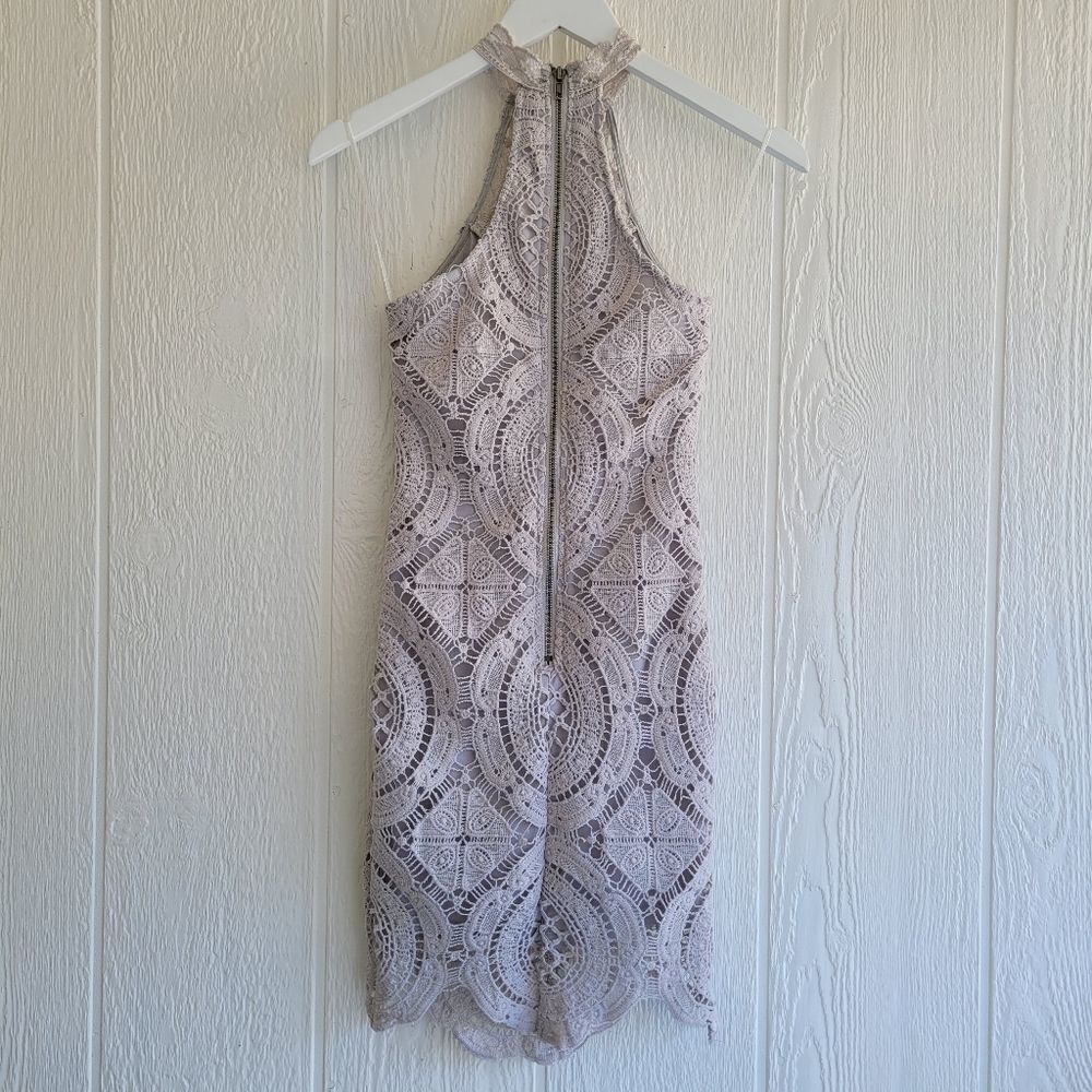 Hello Molly Gray Mini Dress - Picture 3 of 12